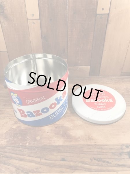 90年代のバズーカのビンテージのブリキ缶