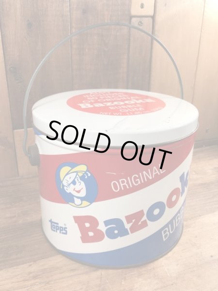 90年代のバズーカのビンテージのブリキ缶