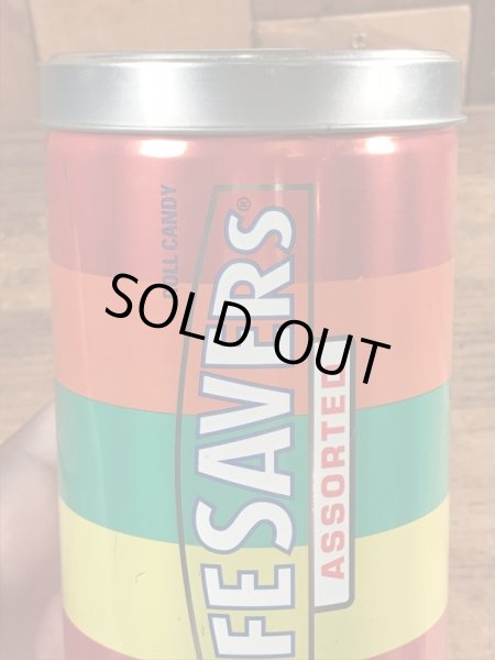 90年代のライフセーバーズのビンテージのブリキ缶