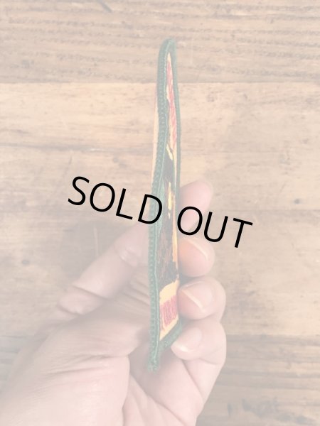 アドバタイジングキャラクターのスモーキーベアのビンテージのワッペン