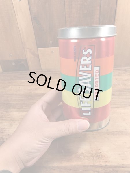 ロールキャンディのライフセーバーズのヴィンテージのTin缶