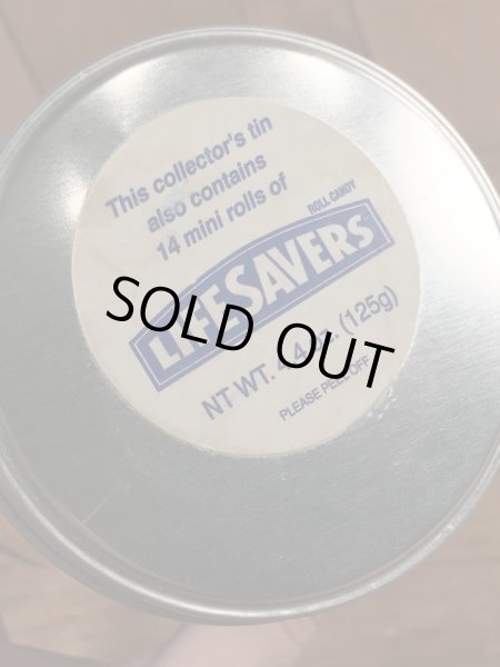 90年代のライフセーバーズのビンテージのブリキ缶