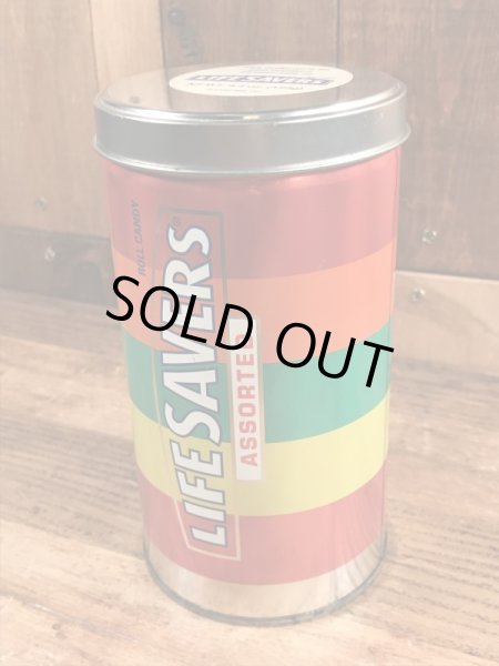 ロールキャンディのライフセーバーズのヴィンテージのTin缶