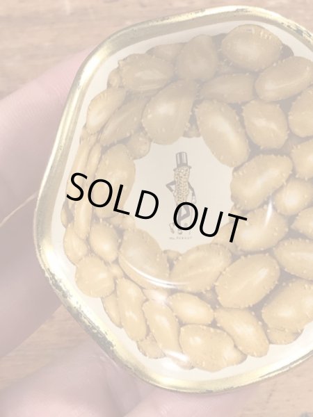 企業キャラクターのミスターピーナッツのビンテージのTinトレイ