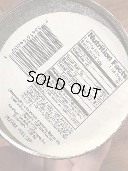 ロールキャンディのライフセーバーズのヴィンテージのTin缶