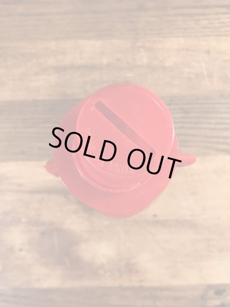 企業キャラクターのミスターピーナッツのビンテージのコインバンク