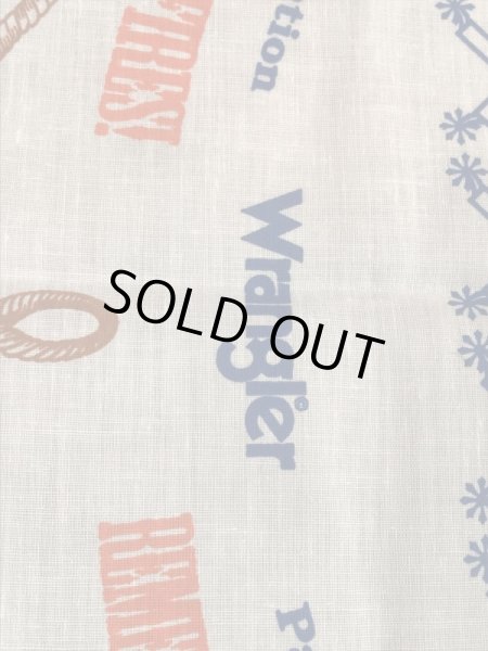 80年代のスモーキーベアとラングラーのビンテージのバンダナ