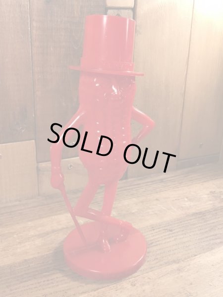 企業キャラクターのミスターピーナッツのビンテージのコインバンク