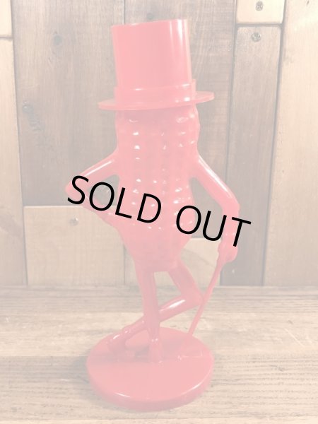 アドバタイジングキャラクターのミスターピーナッツのヴィンテージの貯金箱フィギュア