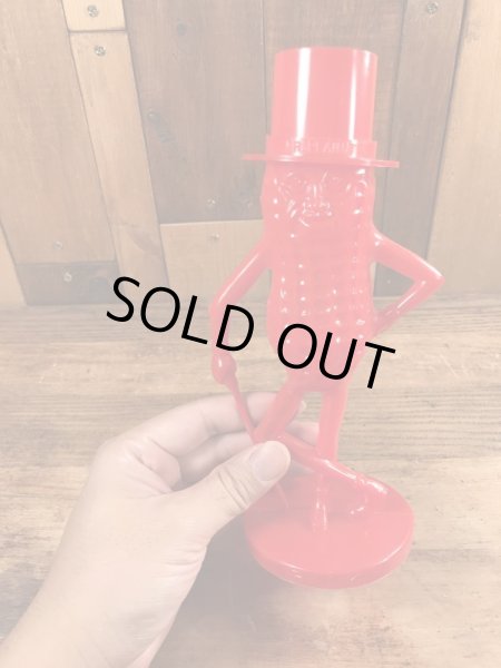 アドバタイジングキャラクターのミスターピーナッツのヴィンテージの貯金箱フィギュア