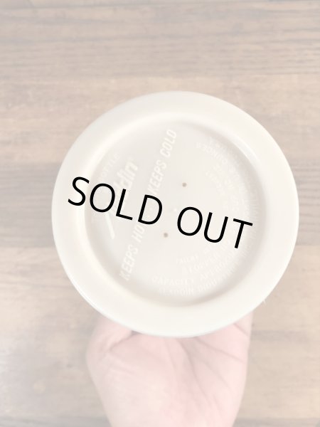 企業キャラクターのMr. Zipのヴィンテージのサーモボトル