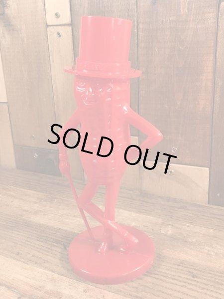 アドバタイジングキャラクターのミスターピーナッツのヴィンテージの貯金箱フィギュア