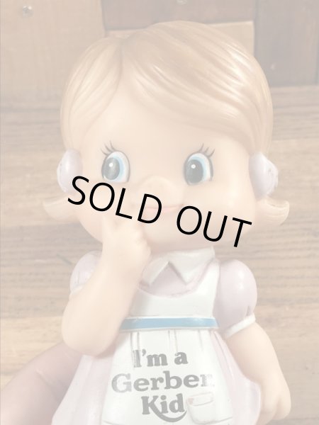 企業キャラクターのガーバーキッドのビンテージのソフビフィギュア