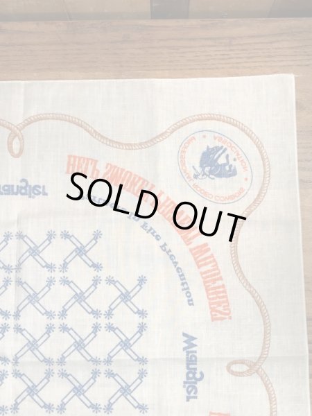 80年代のスモーキーベアとラングラーのビンテージのバンダナ