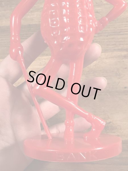 アドバタイジングキャラクターのミスターピーナッツのヴィンテージの貯金箱フィギュア