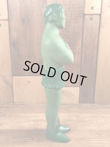 アドバタイジングキャラクターのグリーンジャイアントのビンテージのフィギュア