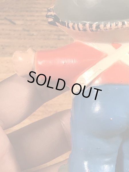 アドバタイジングキャラクターのマインツェルマンヒェンのヴィンテージのソフビ人形