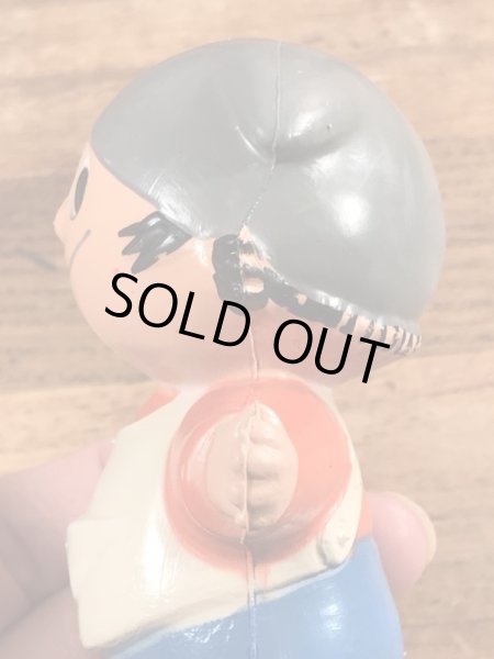 アドバタイジングキャラクターのマインツェルマンヒェンのヴィンテージのソフビ人形