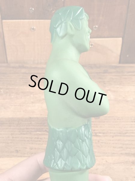 アドバタイジングキャラクターのグリーンジャイアントのビンテージのフィギュア