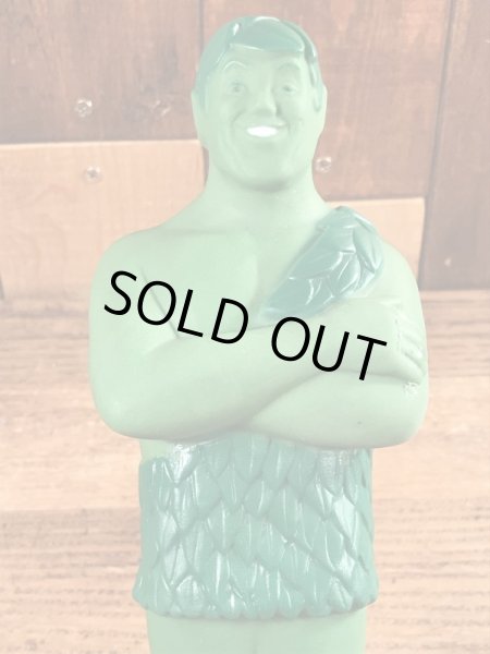 アドバタイジングキャラクターのグリーンジャイアントのビンテージのフィギュア