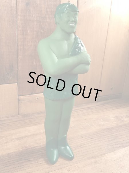 アドバタイジングキャラクターのグリーンジャイアントのビンテージのフィギュア