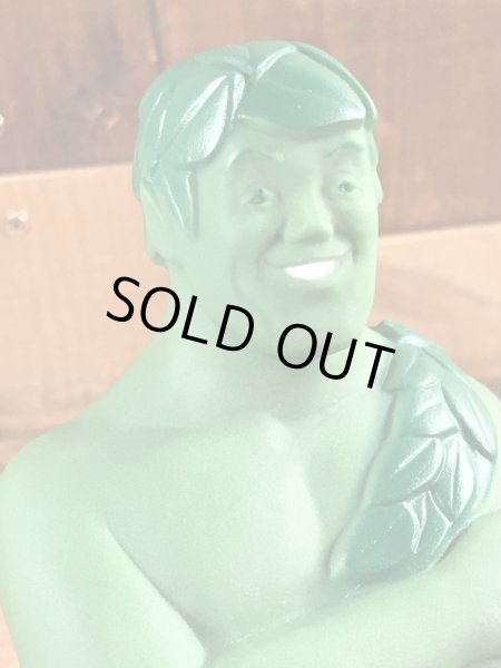 アドバタイジングキャラクターのグリーンジャイアントのビンテージのフィギュア