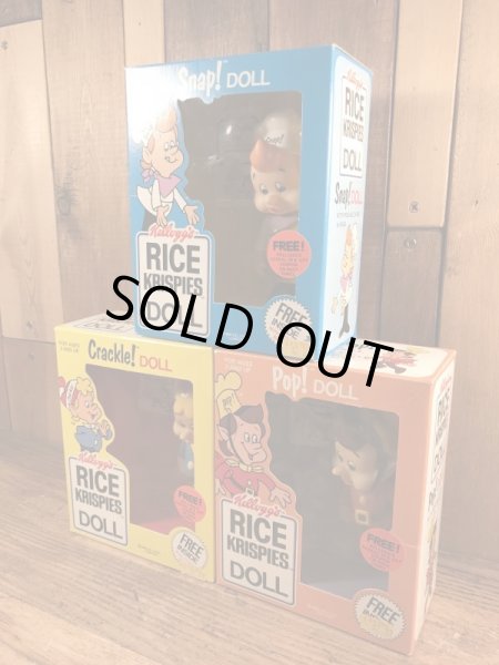 ケロッグの企業キャラクターのライスクリスピーのヴィンテージのフィギュア