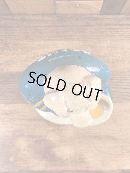 企業キャラクターのアーニーピッグのビンテージの貯金箱フィギュア