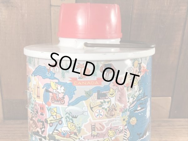 アドバタイジングキャラクターのエッソボーイのビンテージのサーモスボトル