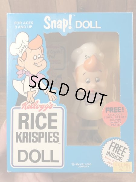 ケロッグのスナップクラックルポップのビンテージのドールセット