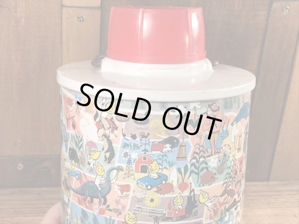 アドバタイジングキャラクターのエッソボーイのビンテージのサーモスボトル