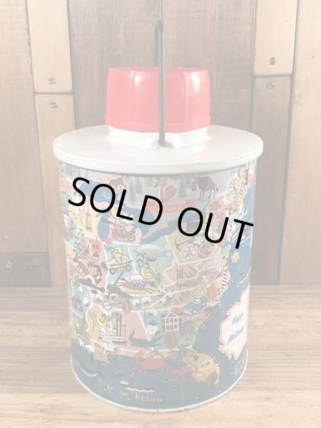 企業キャラクターのエッソオイルのヴィンテージの水筒