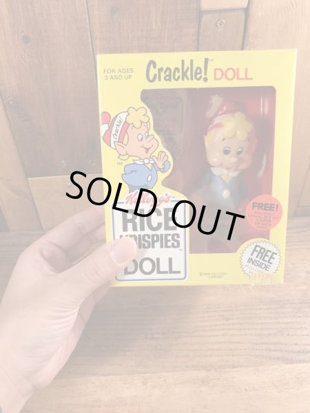 ケロッグの企業キャラクターのライスクリスピーのヴィンテージのフィギュア