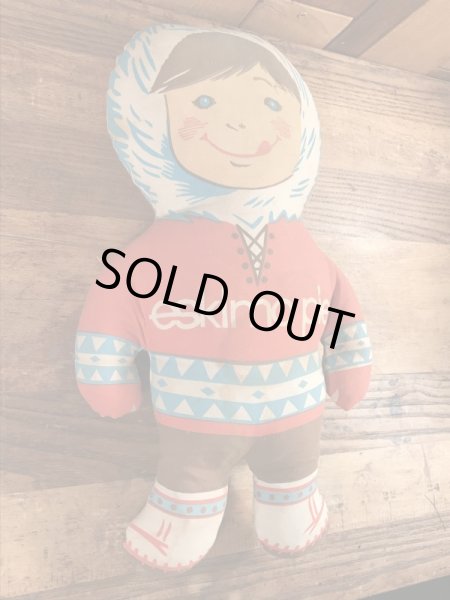 企業キャラクターのエスキモーパイのビンテージのピロードール