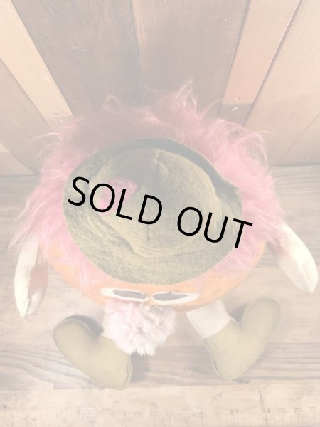 企業キャラクターのマジックマウンテントロールのビンテージのぬいぐるみ