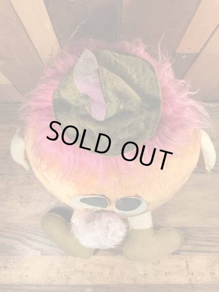 アドバタイジングキャラクターのマジックマウンテントロールのビンテージのぬいぐるみ