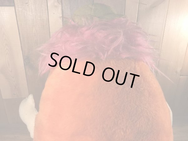 企業キャラクターのマジックマウンテントロールのビンテージのぬいぐるみ