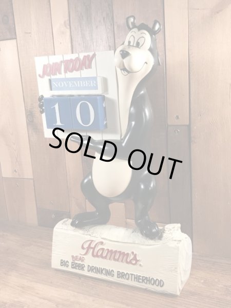 企業キャラクターのハムズベアのヴィンテージのディスプレイカレンダー