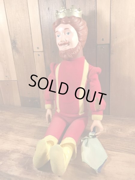 企業キャラクターのバーガーキングのヴィンテージのトイ