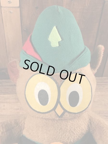 70年代のウッジーオウルのビンテージのプラッシュドール