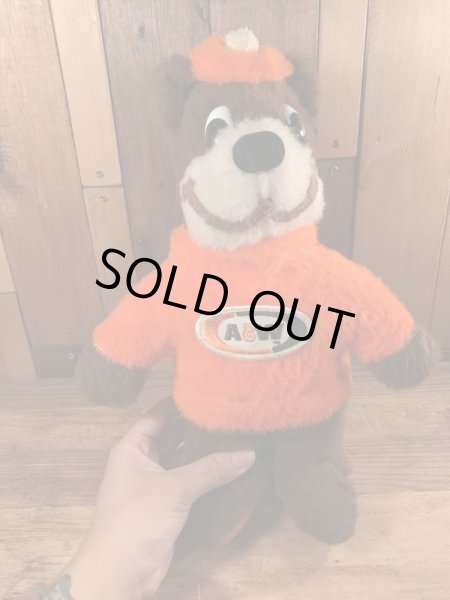 企業キャラクターのA&Wベアのヴィンテージのトイ