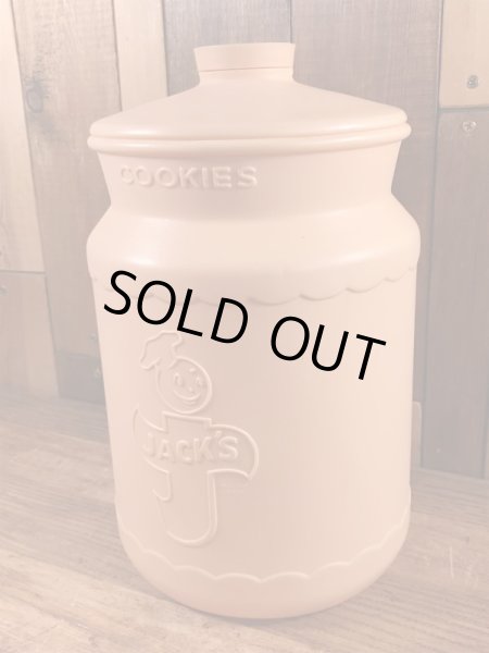 アドバタイジングキャラクターのハッピージャックスのヴィンテージのクッキージャー