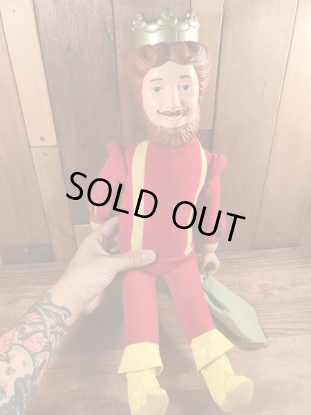 企業キャラクターのバーガーキングのヴィンテージのトイ