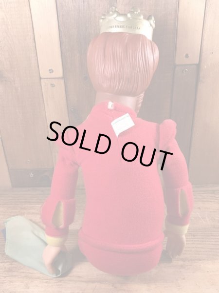 企業キャラクターのバーガーキングのヴィンテージのトイ