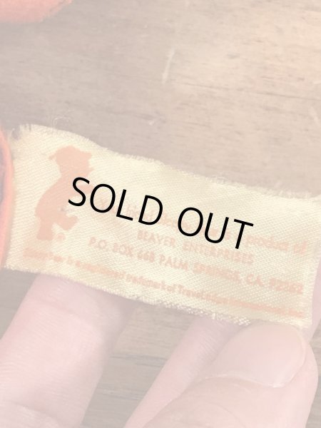 アドバタイジングキャラクターのスリーピーベアのビンテージのぬいぐるみ