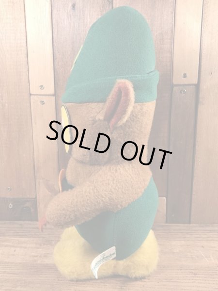 アドバタイジングキャラクターのウッジーオウルのヴィンテージのぬいぐるみ