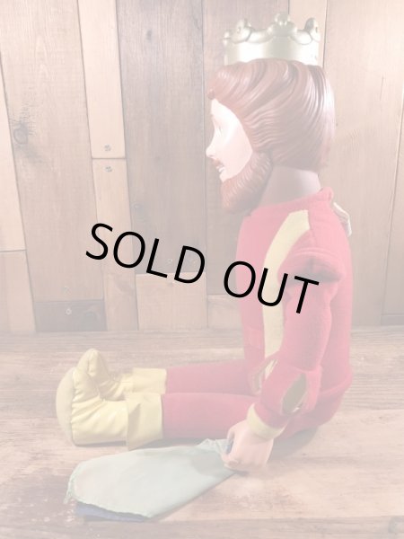 企業キャラクターのバーガーキングのヴィンテージのトイ