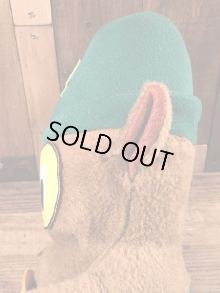 70年代のウッジーオウルのビンテージのプラッシュドール