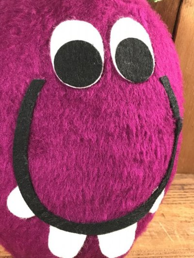 画像3: Pillsbury Funny Face Goofy Grape Plush Doll　ファニーフェイス　ビンテージ　プラッシュドール　グーフィーグレープ　70年代