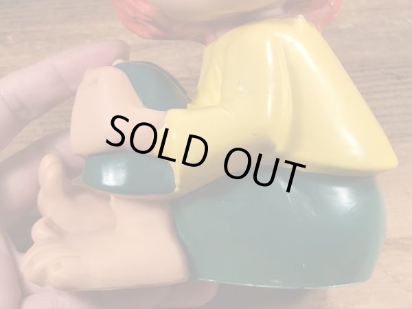 80年代のプムックルのヴィンテージの貯金箱フィギュア